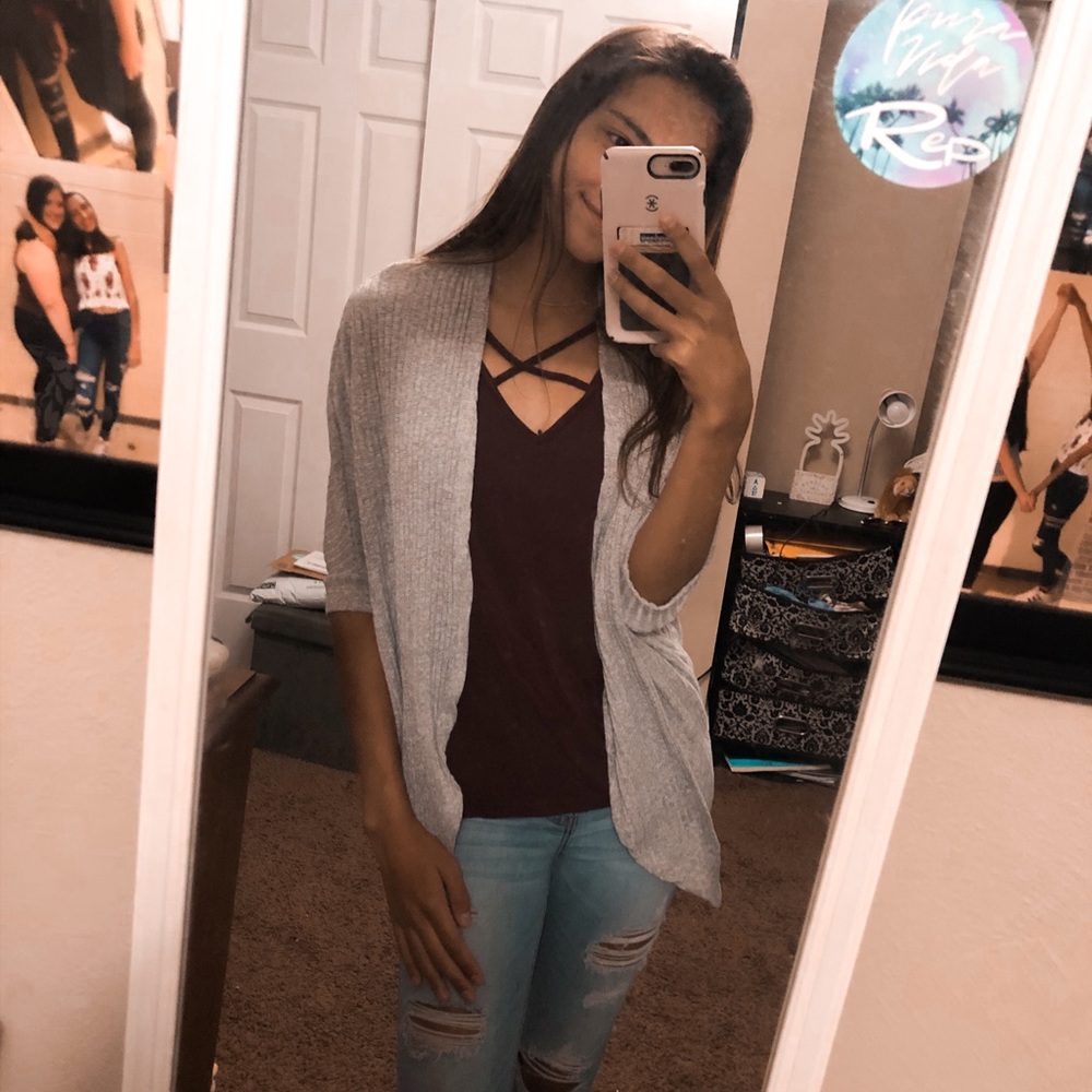 Grey Cardigan